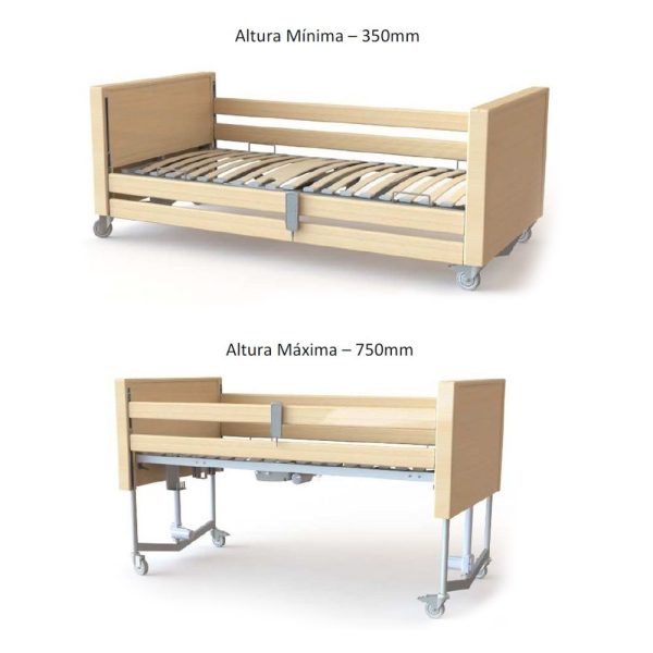 cama articulada eletrica elevatoria rodas Ideia Casa