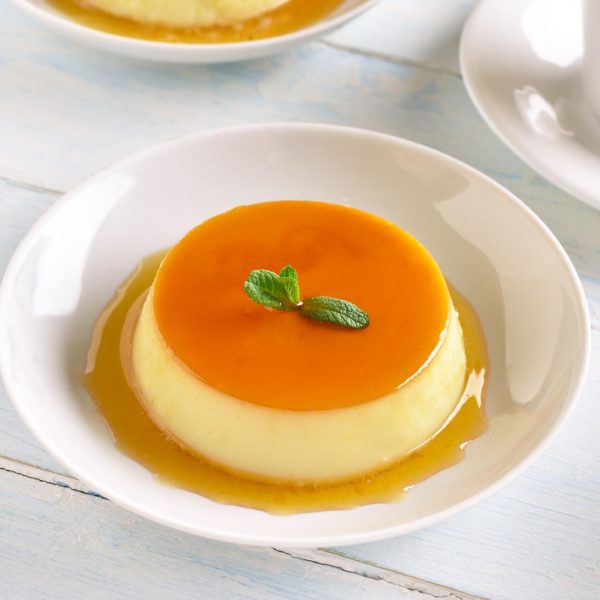 Pudim Flan Laranja ideia casa